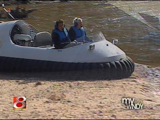 Indianapolis Fire Department Hovercraft demonstration