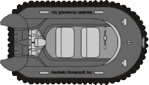 Hovertrek Deluxe, Fully Assembled Inline Seat For Four