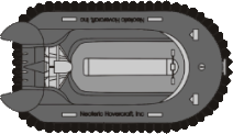 Hovertrek Deluxe, Fully Assembled Inline Seat For Four