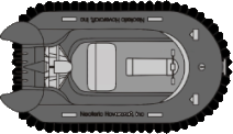 Hovertrek Deluxe, Fully Assembled Inline Seat For Four