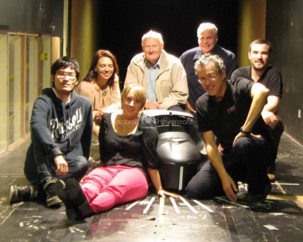 Testing a neoteric hovercraft design in a windtunnel