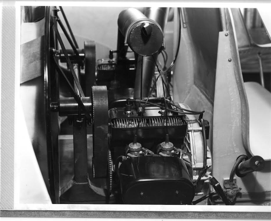 This shows the installation of two 50HP Fuji Subaru Snowmobile engines. Installation was difficult to synchronize engine speeds.